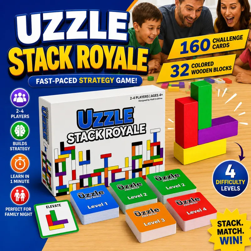 3D Wooden Block Stacking & Pattern Matching Family Strategy Game