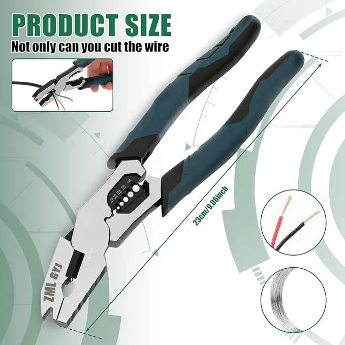 Multi-Function Wire Stripping & Cutting Pliers