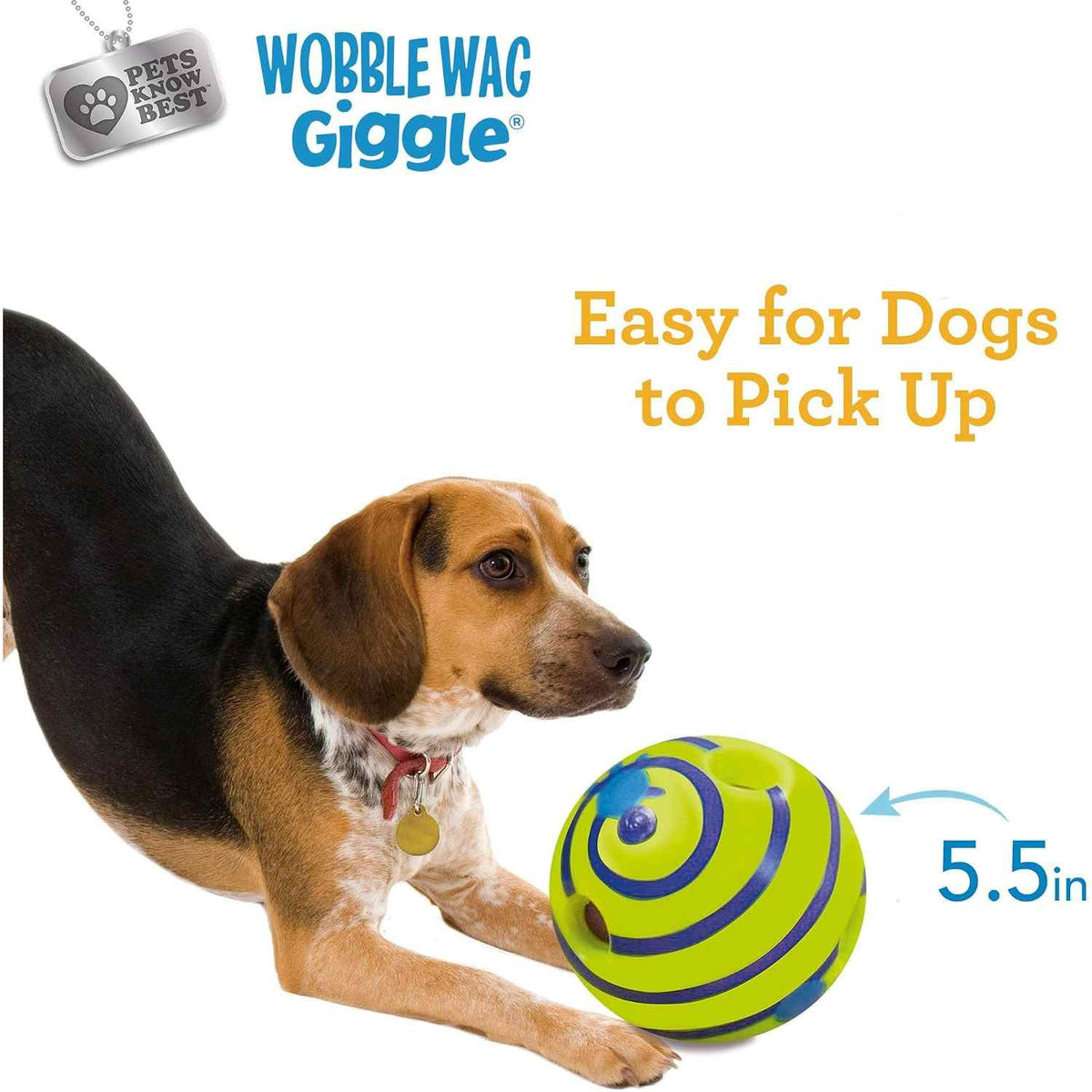 Interactive Giggle Sound Ball for All Size Dogs