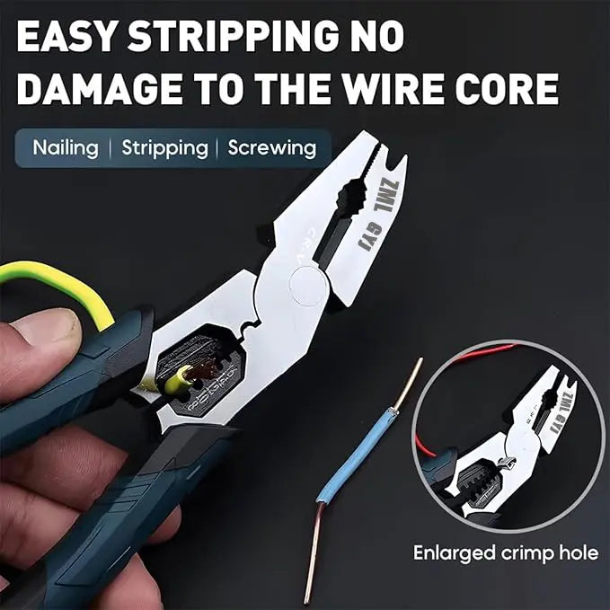 Multi-Function Wire Stripping & Cutting Pliers