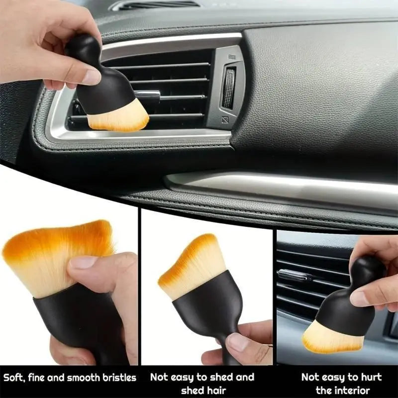 Precision Auto Detailing Brushes for Scratch-Free Interior & Exterior Cleaning