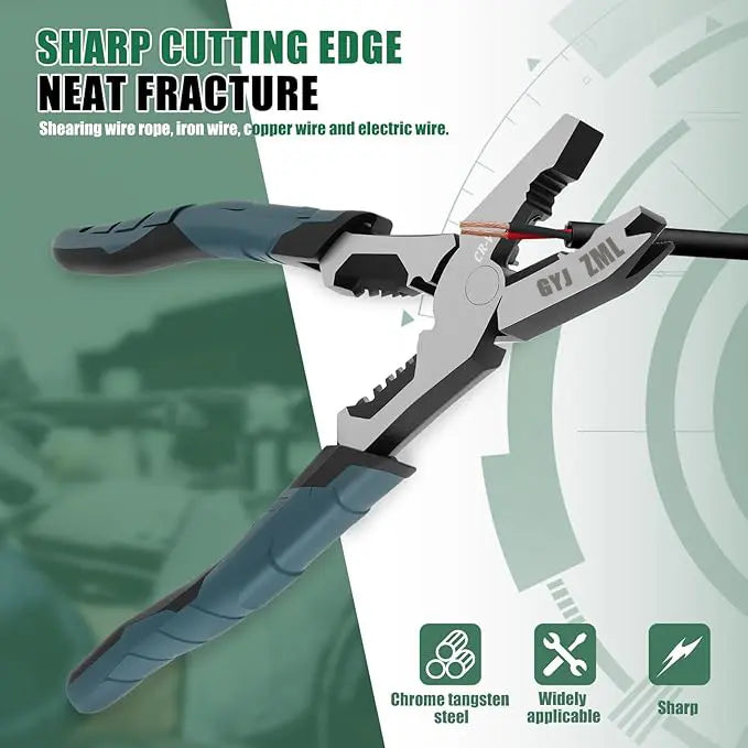 Multi-Function Wire Stripping & Cutting Pliers