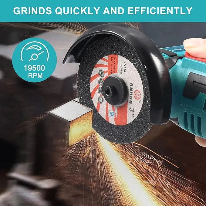 12V Cordless Mini Angle Grinder & Cut-Off Tool Set with 2 Batteries