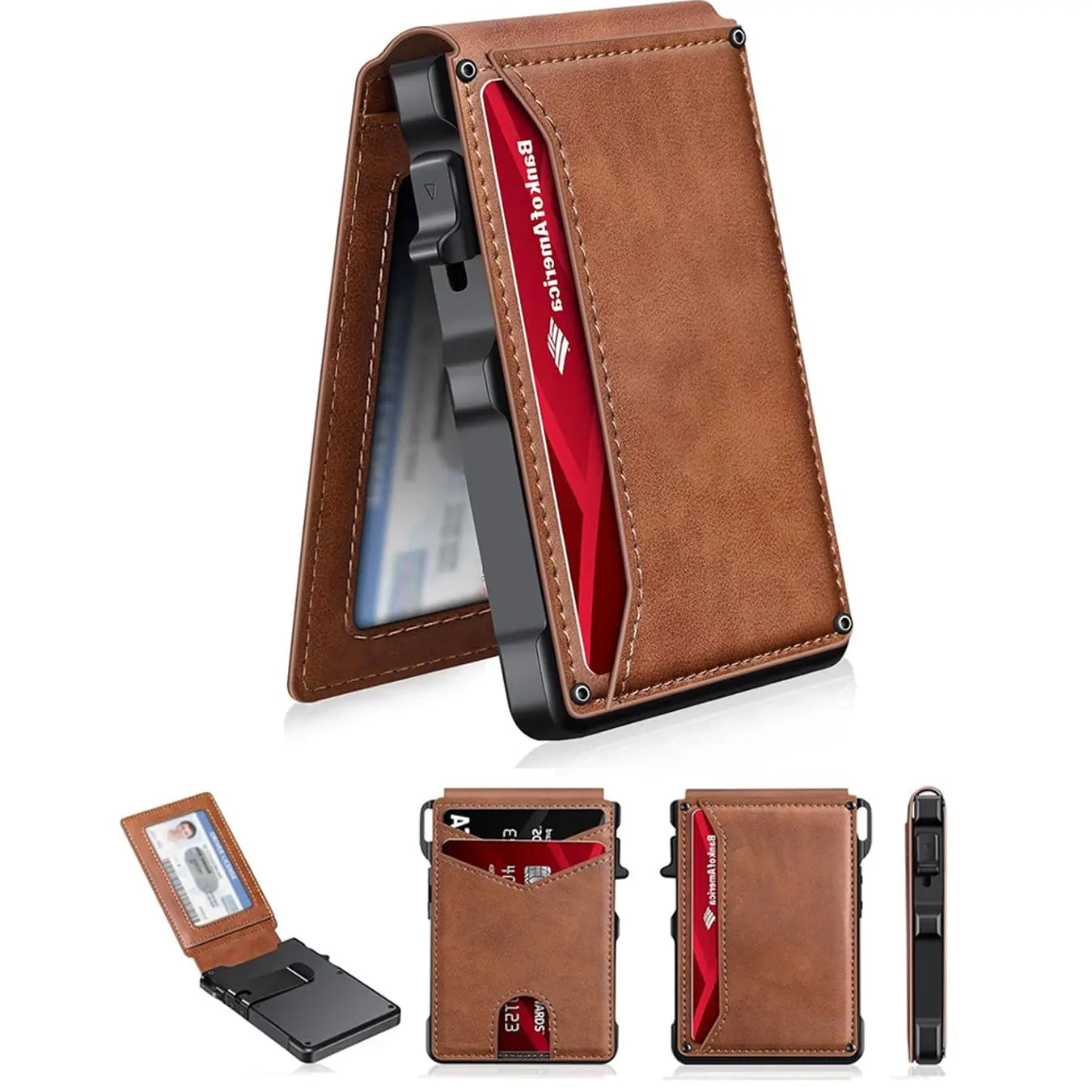 Ditch The Bulk: Instant Pop-Up Minimalist Slim Wallet