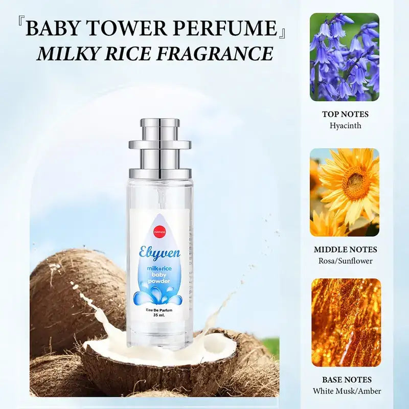 Comforting Milk & Rice Baby Powder Eau De Parfum — Ultra-Soft, Clean & Long-Lasting Fragrance