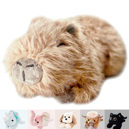 Ultra-Soft Highland Cow Plushie – Huggable Fluffy Stuffed Animal
