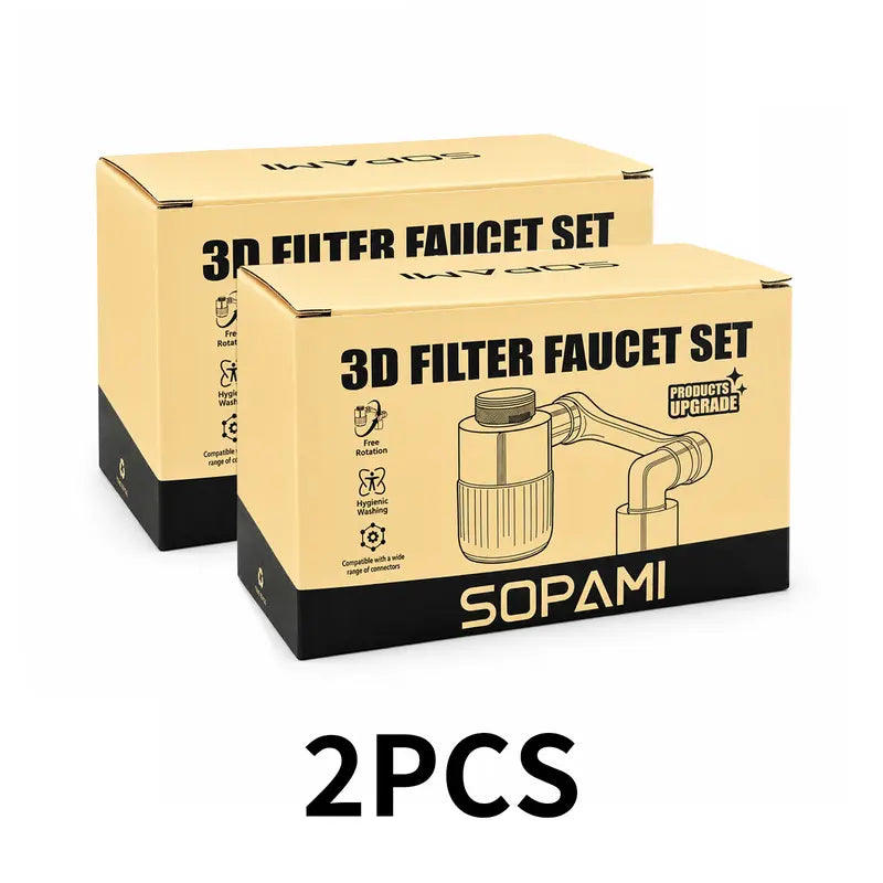 1080° Rotating Robotic Arm Faucet Aerator with Micro-Purification Filter