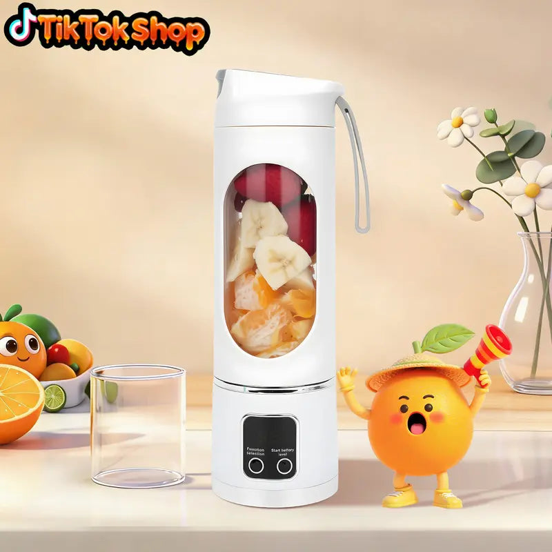 12-Blade Cordless Portable Blender with Smart LED Display for Shakes & Smoothies
