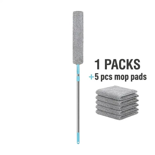 Flexible Gap Duster with Telescopic Extension Pole