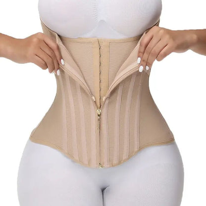 Instant Hourglass Shaping Waist Trainer with Zipper & Hooks