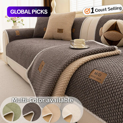 Non-Slip Pet-Friendly Sectional Couch Cover