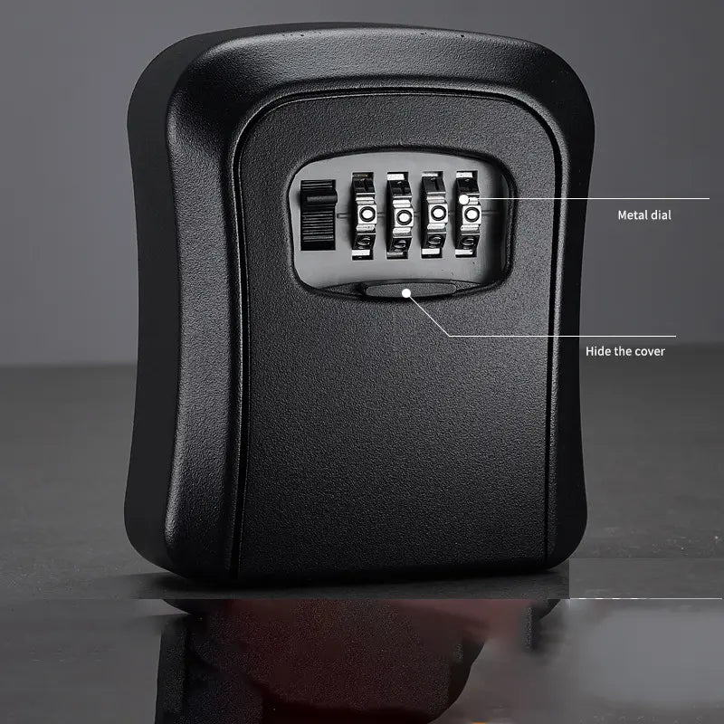 Wall Mount Combination Key Lock Box for Home & Spare Key Security
