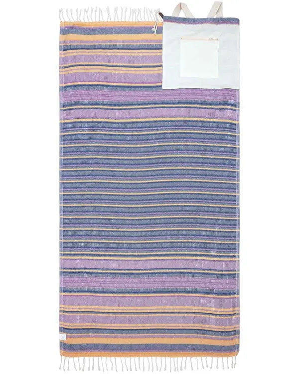 The 2-in-1 Beach Towel Backpack: Fold, Cinch, and Go Anywhere!