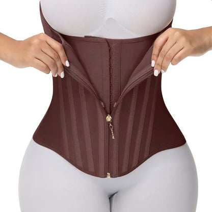 Instant Hourglass Shaping Waist Trainer with Zipper & Hooks