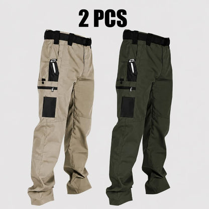 Indestructible Multi-Pocket Tactical Work Pants: Waterproof, Ripstop & Built