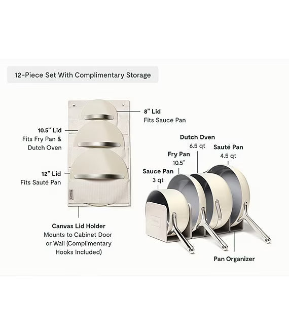 Naturally Non-Stick Non-Toxic Ceramic Cookware Set