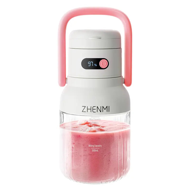 Portable Cordless Blender Bottle with Carrying Handle
