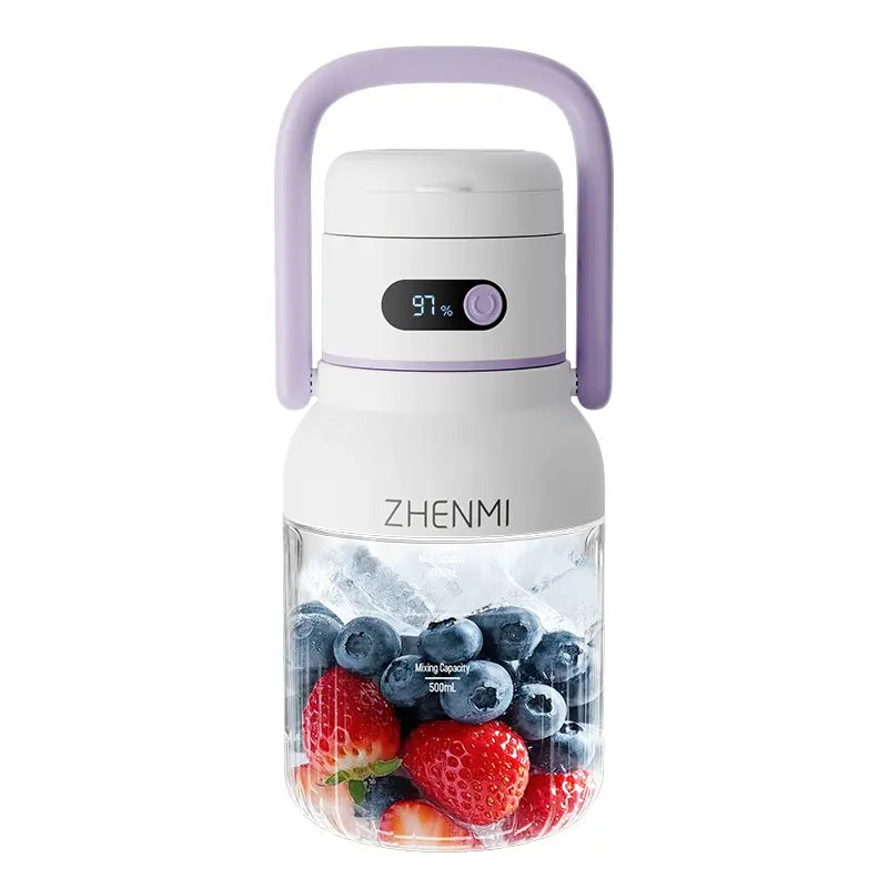 Portable Cordless Blender Bottle with Carrying Handle