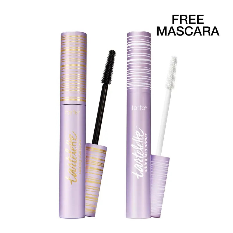 24H Flake-Free Tubing Lash Primer & Mascara Duo for Extreme Length, Lift & Volume