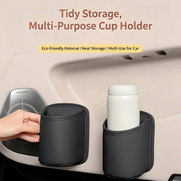 Universal Leather Car Vent & Backseat Storage Pocket