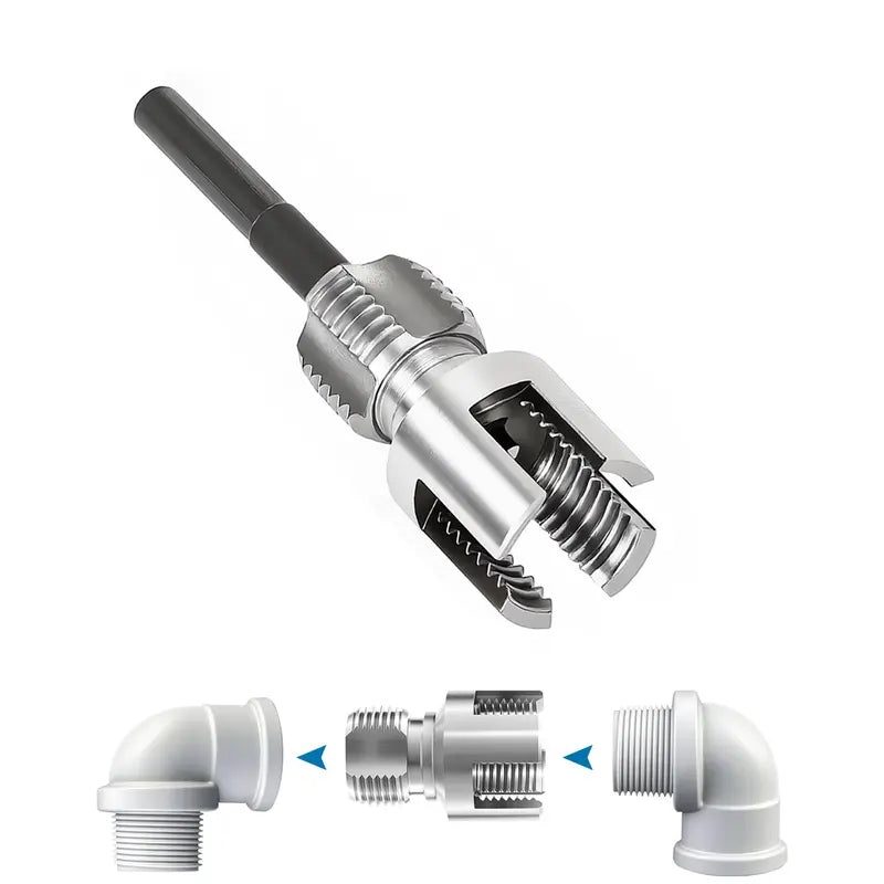 Heavy-Duty Damaged Pipe Thread Extractor & Broken Screw Removal Tool