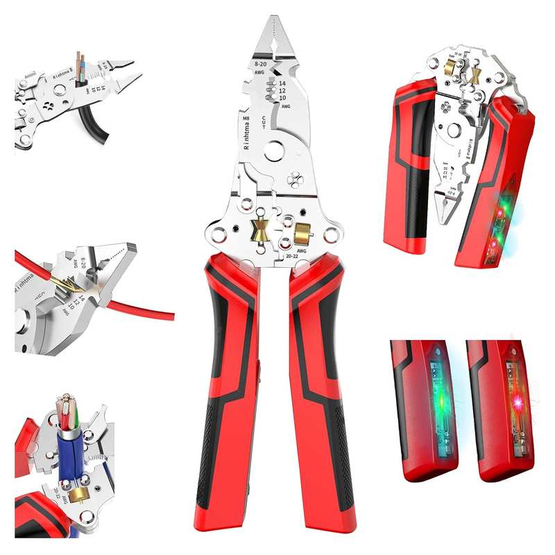 [BUY 1 GET 1 FREE] All-In-One Smart Wire Stripper with Voltage Detection