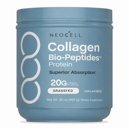 Grass-Fed Collagen Bio-Peptides Powder for Youthful Skin, Hair & Joint Mobility