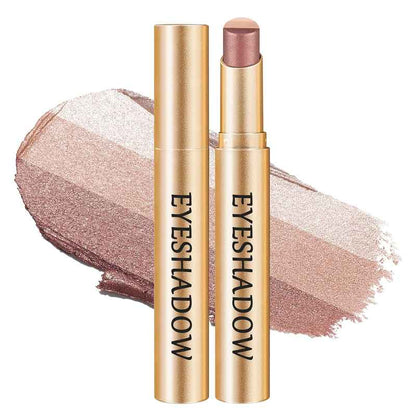 Swipe, Blend, Shine: Perfect Two-Tone Eye Makeup in One Stroke!