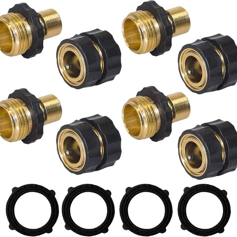 Instant Snap Hose Connectors for Fast & Leak-Free Watering