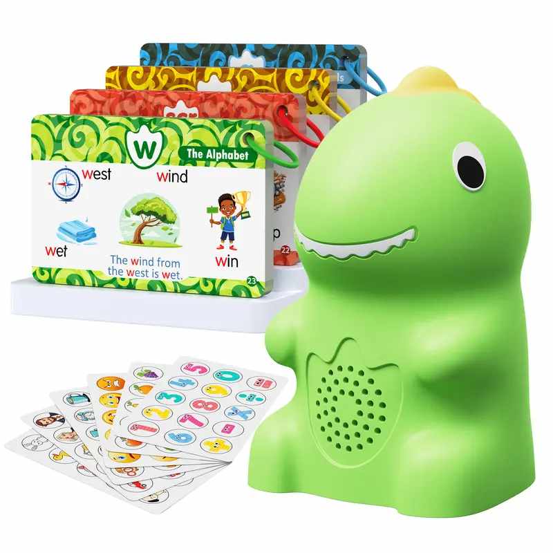 Interactive Dinosaur Sight Word Reader & Phonics Talking Flashcards