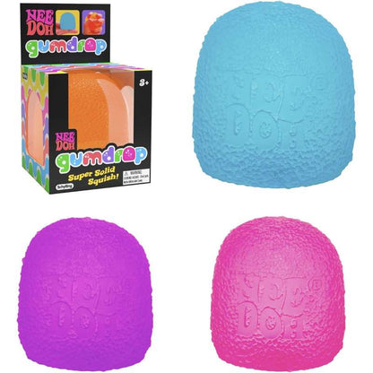 Ultra-Squishy Textured Stress Relief Gumdrop Ball