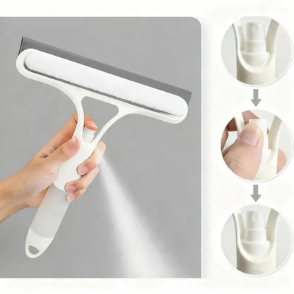 All-in-One Spray Window Squeegee & Glass Cleaner