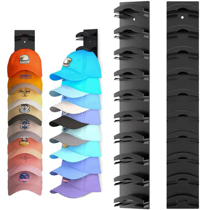 Wall-Mounted Baseball Cap Organizer – Keep Caps In Shape & Instantly Accessible