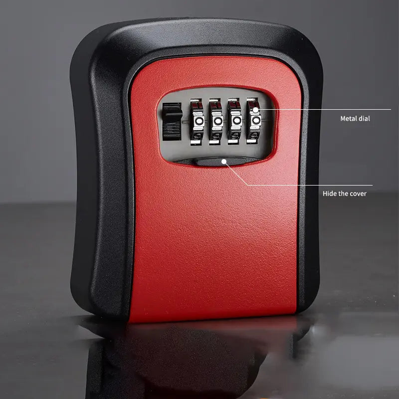 Wall Mount Combination Key Lock Box for Home & Spare Key Security