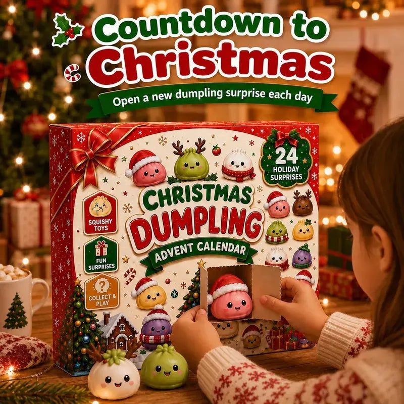 24-Day Christmas Dumpling Squishy Advent Calendar