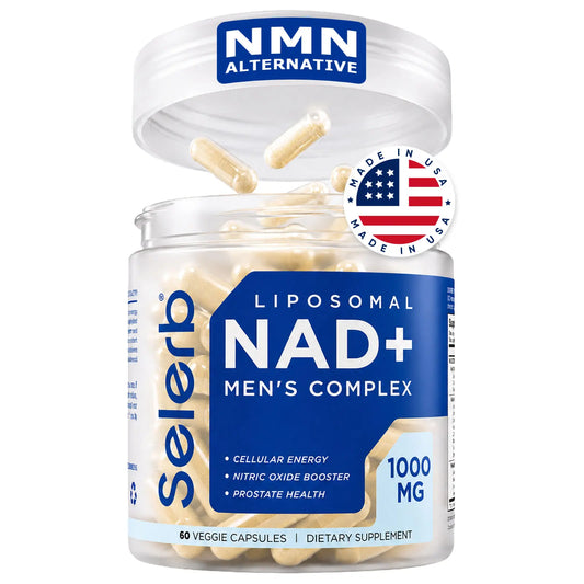 Liposomal NAD+ Men's Complex: Peak Cellular Energy, Nitric Oxide Boost & Prostate Health