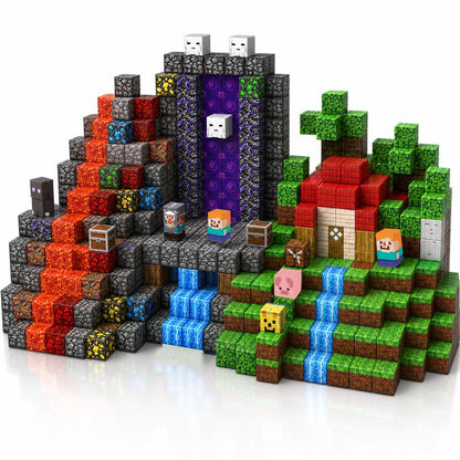 Magnetic Pixel World Building Blocks — Unlimited 3D World Creation for Kids