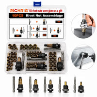 10pcs(Includes rivet nut tool)