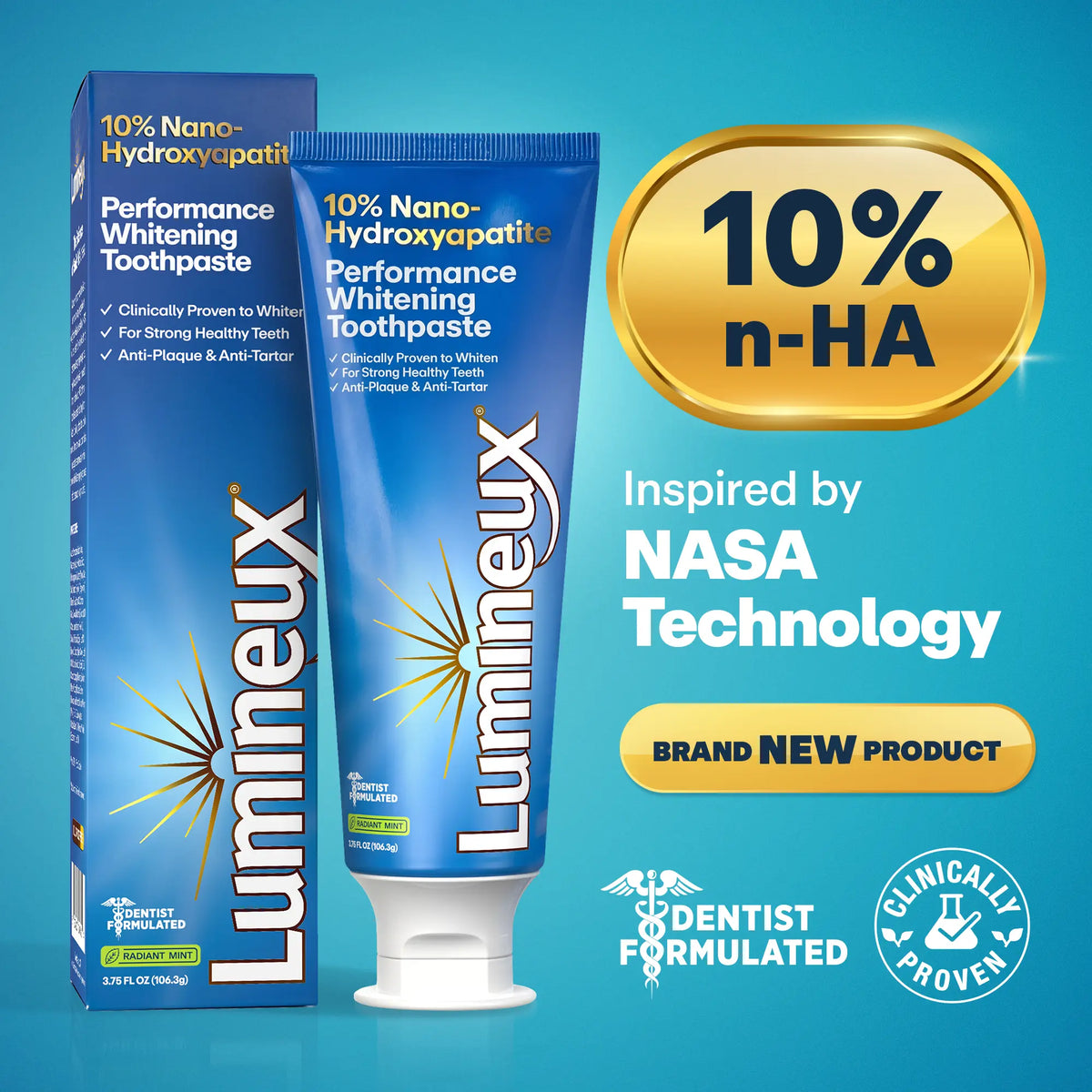 10% Nano-Hydroxyapatite Enamel Repair & Natural Whitening Toothpaste