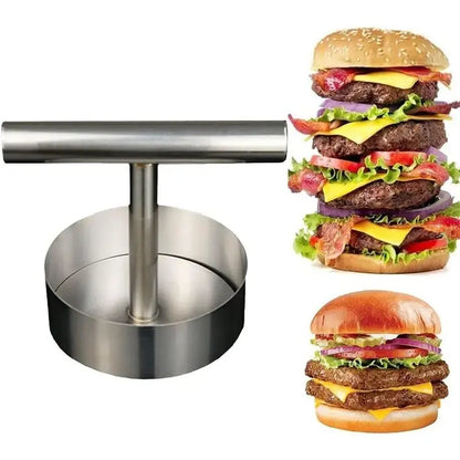 Stainless Steel Burger Press Patty Maker for Perfectly Uniform Smash Burgers