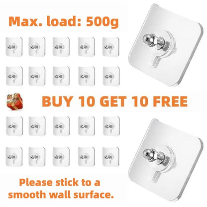 Heavy-Duty Adhesive Screw Nails – Damage-Free Wall Hanging
