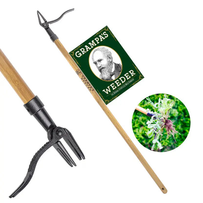 Original Stand-Up Weed Puller Tool – Remove Roots Without Bending