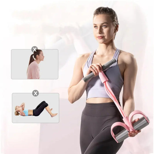 Full-Body Home Fitness Pedal Resistance Band