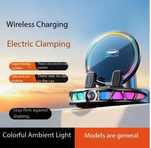 Fast Wireless Charging 360° Rotating Car Mount