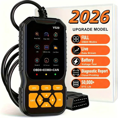 Universal OBD2 Car Diagnostic Scanner & Live Data Code Reader