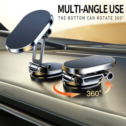 Ultra-Strong Magnetic Folding Car Phone Mount with 360° Rotation