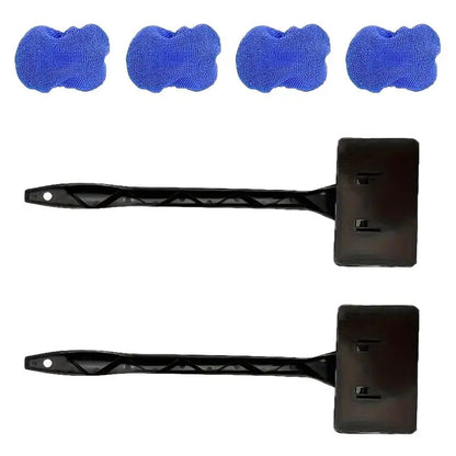 Effortless Reach, Flawless Clean: The Ultimate Long-Handle Microfiber Cleaning System