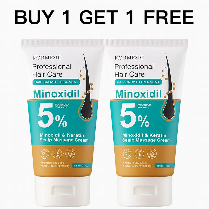 5% Minoxidil & Keratin Hair Regrowth & Scalp Massage Cream
