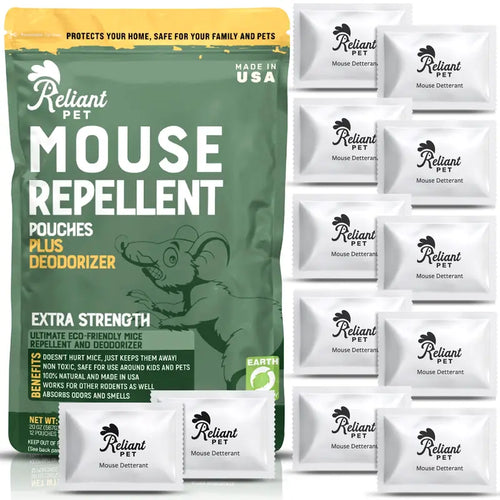 Plant-Based Natural Mouse Repellent Pouches for Home, Garage & RV