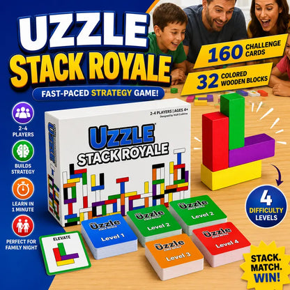 3D Wooden Block Stacking & Pattern Matching Family Strategy Game